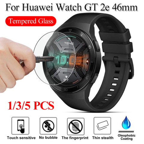 Protectores de pantalla de vidrio templado 9H, película protectora curvada de Anti-Scratch2.5D ultrafina para Huawei Watch GT 2e 46mm, 1 ud. ► Foto 1/6