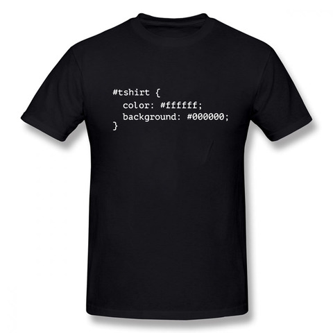 Camiseta de algodón Unisex, camisa negra de broma, programador de broma, sarcasmo, programador Web, regalo para Geek, CSS, HTML ► Foto 1/6
