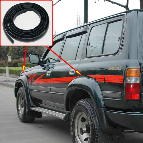 Guardabarros para Toyota Land Cruiser LC80 HZJ80 FZJ80 1,5 4500-1991, arcos de rueda de cuerpo ancho, revestimiento de goma con abalorios, 1997 M ► Foto 1/4