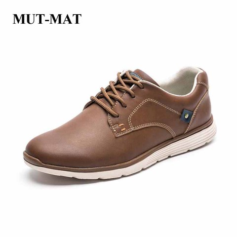 Zapatos de cuero genuino 100% para hombre, zapatillas informales de negocios con textura ultraligera, para Otoño e Invierno ► Foto 1/6