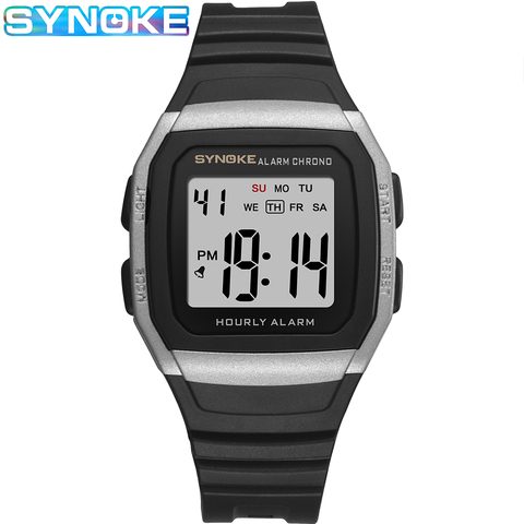 PANARS Relojes hombres deporte impermeable para hombres reloj electrónico LED de alarma Vintage esfera cuadrada delgada Digital Reloj de pulsera de hombre Relogio ► Foto 1/6