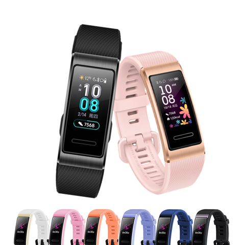 Correa de silicona para Huawei Band 4 pro 3 3pro, repuesto de pulsera para Huawei 3/3 Pro, accesorios para reloj ► Foto 1/6