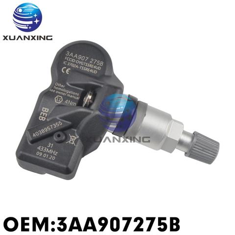 3AA907275B Sensor de presión de neumáticos sistema TPMS 433MHz para VW Tiguan CC 16-17 ► Foto 1/6