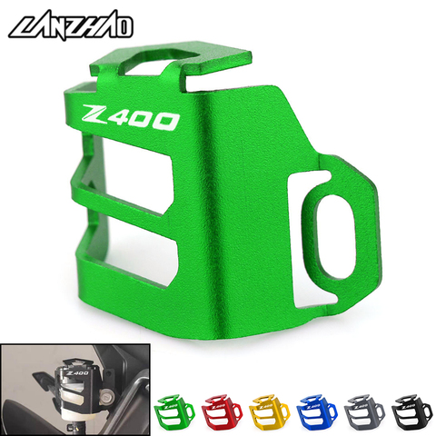 Cubierta protectora para depósito de combustible y freno trasero de motocicleta, accesorio de aluminio CNC para Kawasaki Z400 2017 2022, Z400 ► Foto 1/6