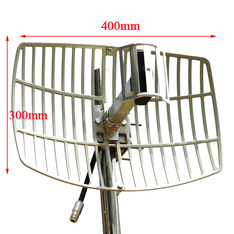 Extensor de antena WiFi de largo alcance, Antena parabólica direccional para exteriores, 2,4G, 15dBi de alta ganancia ► Foto 1/2