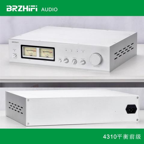 BRZHIFI AUDIO-tubo electrónico 4310VU, con balance de cabeza, chasis de aleación de aluminio de nivel frontal ► Foto 1/4