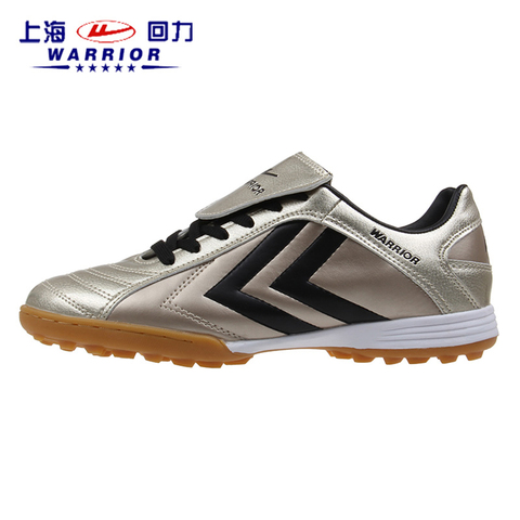 Zapatos de fútbol de césped Artificial para hombre, zapatillas de entrenamiento de fútbol con punta corta, con picos rotos, de cuero y fibra de WF-3003, color dorado ► Foto 1/6