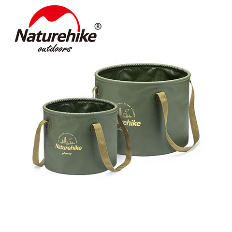 Naturehike-cuenco plegable impermeable, cubo plegable portátil de viaje, gran capacidad, redondo, para exteriores, NH20SJ040 ► Foto 1/6