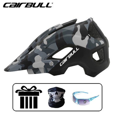 CAIRBULL-Casco de camuflaje para Bicicleta todoterreno, Capacete para bici XC AM, Integral, para ciclismo de montaña o carretera ► Foto 1/6