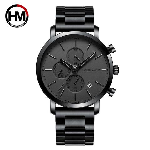 Relojes de pulsera para hombre, multifunción, esfera pequeña, malla de acero inoxidable, resistente al agua, Masculino ► Foto 1/6