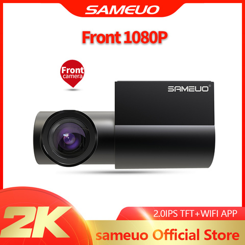 SAMEUO U800 cámara de salpicadero WiFi Cámara Dash GPS delantera y trasera Mini oculta full hd 1080P Super visión nocturna DVR 360 rotación para los coches ► Foto 1/6