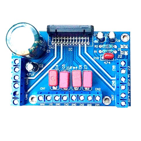 Amplificador de audio de cuatro canales para coche, Kit de piezas PCB de 4x 41w, TDA7388 ► Foto 1/6