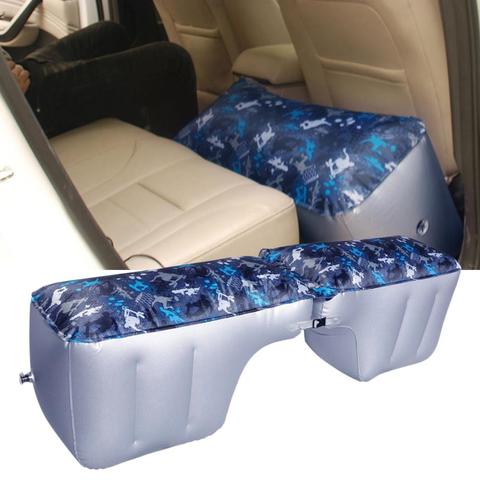 Colchón para coche inflable, cama de viaje para espacio de asiento trasero, cojín de cama de aire, cama de viaje de autoconducción, viaje al aire libre, Camping ► Foto 1/6