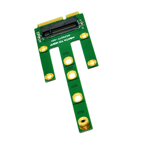 MSATA a M.2 NGFF Adaptador convertidor de tarjeta de 6,0 Gb/s NGFF M.2 SATA-Bus SSD B clave para mSATA hombre elevador M.2 adaptador para 2230-2280 M2 SSD ► Foto 1/6