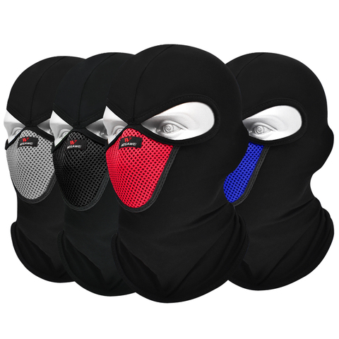 Balaclava máscara motocicleta táctica cara escudo máscara de esquí Cagoule rostro máscara de cara completa máscara de gángster envío gratis ► Foto 1/6