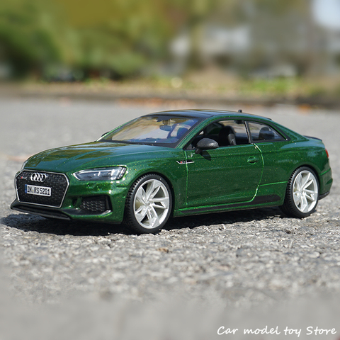 Bburago-Coche de simulación de aleación de metal modelo Audi RS5 1:24, modelos de adornos para manualidades, colección de juguetes, herramientas de regalo ► Foto 1/6