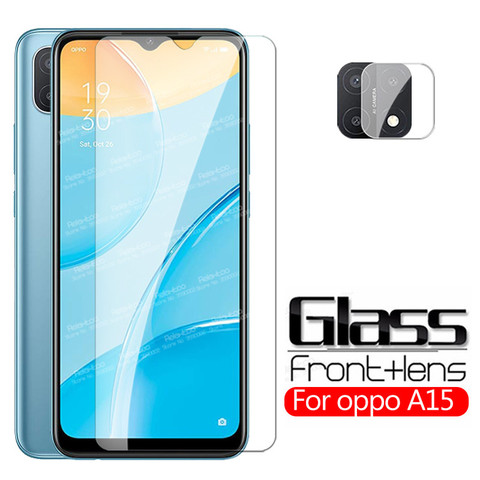 Protector de cristal templado para cámara Oppo A15, película protectora de pantalla de 6,52 pulgadas para Oppo A 15 ► Foto 1/6