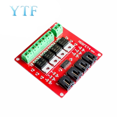 Interruptor MOSFET IRF540, 4 interruptores, módulo de alimentación de aislamiento ► Foto 1/2