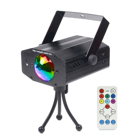 Bombilla LED multicolor para escenario iluminación láser para música, compatible con Fiesta de DJ remoto IR, proyector para casa, boda y Club ► Foto 1/6