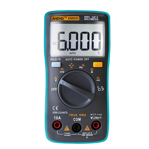 ANENG AN8002 electricista tester digital ac/dc multimeter profesional voltimetro cables multimetro multímetro comprobador de corriente capacimetro digital metro amperimetro herramientas puntas multimetro comprobador ► Foto 1/6