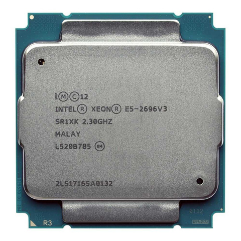 Intel XEON E5 2696v3 2696 V3 SR1XK 18-CORE 2,3 GHz mejor que E5 2683 V3 LGA2011-3 procesador CPU ► Foto 1/3