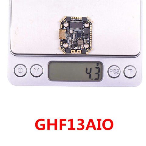 Controlador de vuelo JHEMCU GHF13AIO MPU6000 F4 OSD de 16x16mm, controlador de vuelo integrado 13A 4 en 1 ESC 2-4S para Dron teledirigido FPV ► Foto 1/6