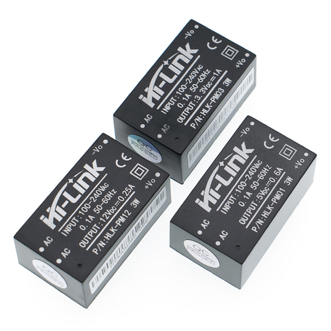 Nuevo 3,3 220 AC-DC HLK-PM12 V a 5 V/HLK-PM01 V/12 V mini módulo de fuente de alimentación, módulo de alimentación inteligente del interruptor del hogar ► Foto 1/6