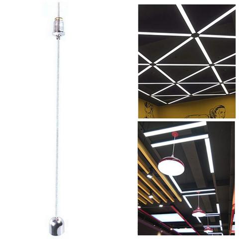 4 unids/set 1m de cables de acero y los tornillos de montaje de suspensión alambre cuerda Led ajustable luces de techo lámpara colgante de alambre ► Foto 1/6