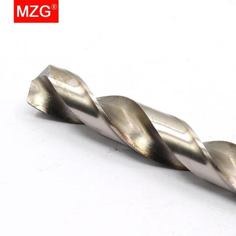 Brocas MZG L6542 HSS de acero de alta velocidad, 2,0mm, 2,5mm, 2,8mm, vástago recto para CNC, perforación de precisión de agujeros, mecanizado ► Foto 1/6