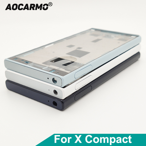 Aocarmo para Sony Xperia X Compact F5321 X Mini XC marco medio chasis bisel soporte Panel placa ► Foto 1/6