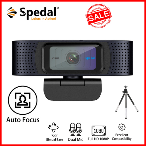 Spedal-cámara web C928, 1080P, hd, 60fps, USB, ordenador, PC, portátil, cámara web de enfoque automático con micrófono para Youtube, vídeo de Skype ► Foto 1/6