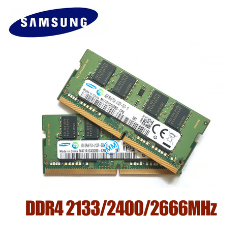 SAMSUNG-memoria RAM DDR4 para portátil, 4G, 8G, 16G, 2133, 2400, 2666MHz, 1,2 V, para Notebook, portátil, 4GB, 8GB, 16GB de RAM ► Foto 1/6