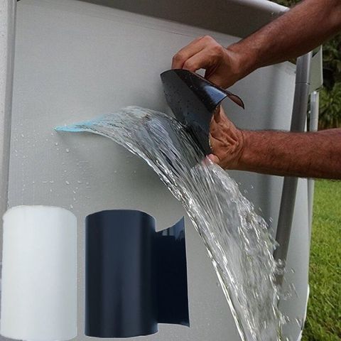 Cinta adhesiva de fibra resistente al agua, 152x10cm, para detener fugas, reparación de rendimiento ► Foto 1/4