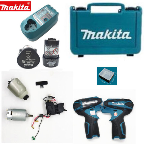 MAKITA TD090DZ TD090D TD090DWE TD090DW interruptor de Motor caja de cargador de batería ► Foto 1/5