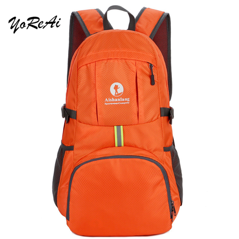 Mochila ultraligera plegable para hombre y mujer, morral de viaje ultraligero de 30L, plegable ► Foto 1/6