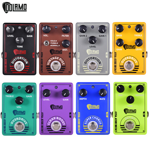 Dolamo D-4-Pedal de efecto de distorsión de guitarra de alta ganancia, pedal de guitarra de estilo británico auténtico con Bypass auténtico para accesorios de guitarra ► Foto 1/6