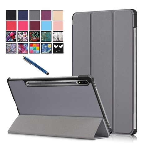 Funda magnética plegable para tableta Samsung Galaxy Tab S7 Plus SM-T970 T975, Funda de cuero para Tablet Galaxy Tab S7 Plus ► Foto 1/6