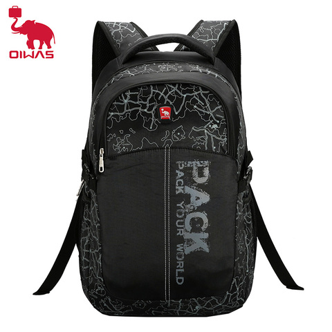 OIWAS-mochila resistente al agua de gran capacidad para adolescentes, mochila de viaje escolar para estudiantes, hombro bolsa de ordenador portátil Mochia, 31L ► Foto 1/6