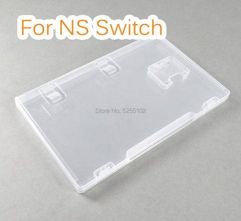 Uds caja transparente tarjeta de juego cartucho funda, soporte shell para Switch NS tarjeta de juego con soporte de libro para inserta cubierta ► Foto 1/6