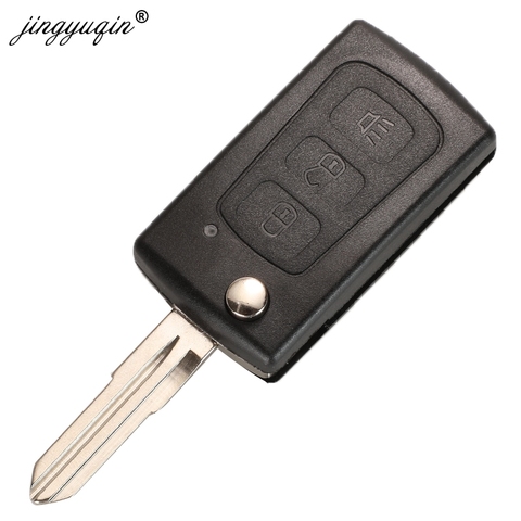 Jingyuqin-funda plegable con 3 botones para mando a distancia carcasa para Gran Pared, Hover, Haval, H3, H5, entrada sin llave, funda para llave de repuesto ► Foto 1/4