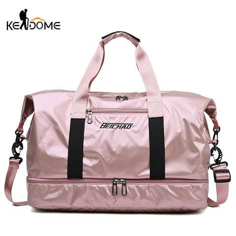 Bolsa De gimnasio para mujer, bolso De entrenamiento deportivo con zapatos De bolsillo, impermeable, para Yoga, viaje, XA109D ► Foto 1/6