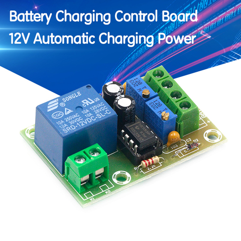 Placa de Control de carga de batería XH-M601 de alta calidad 12V cargador inteligente Panel de Control de energía de carga automática ► Foto 1/6