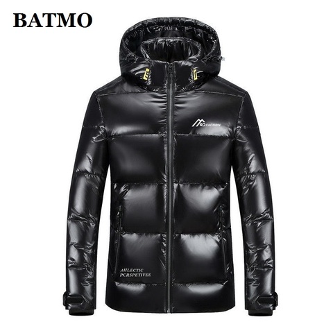 BATMO 2022 nueva llegada de invierno pato blanco abajo chaquetas con capucha hombres impermeable de los hombres Chaquetas parkas hombres plus tamaño M-4XL 668 ► Foto 1/6