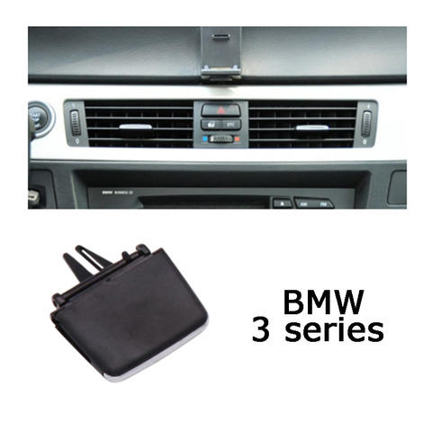 Pieza de palanca de ventilación para aire acondicionado, clip de tarjeta de salida, perilla de plectrum de dirección de viento para BMW E90 3 series E91 E92 E93 ► Foto 1/4