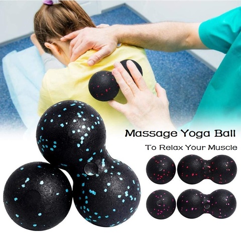 Pelota de miofascia EPP Lacrosse, Bola de masaje de cacahuete de alta densidad, ligera, Fitness, ejercicio, Fascia, alivia el dolor, Yoga ► Foto 1/6