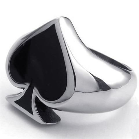 Anillo Simple de acero inoxidable pulido Punk para hombre y mujer, anillos para parejas amantes, regalos ► Foto 1/4