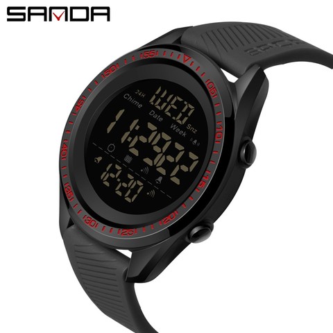 Sanda-reloj Digital multifunción para hombre, cronógrafo Masculino, resistente al agua, para deportes al aire libre, 2022 ► Foto 1/6