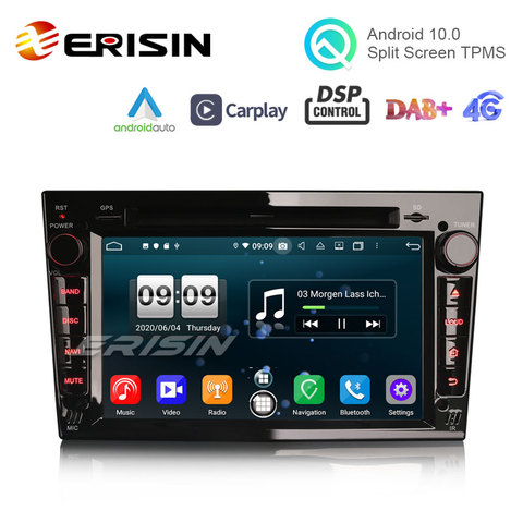 Erisin-reproductor multimedia ES8760PB con GPS para coche, reproductor de DVD, 7 pulgadas, DSP, Android 10,0, para Opel, Vauxhall, Vivaro, Astra, Corsa, Zafira ► Foto 1/6