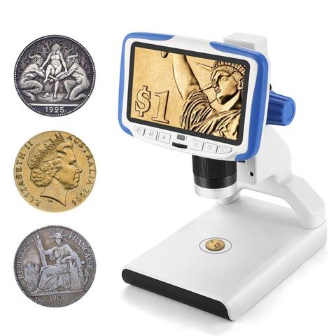 Andonstar-microscopio Digital AD205, 1080P, HD, con pantalla LCD, moneda, para chico, 200X, juguete DIY, monedas, regalo ► Foto 1/6