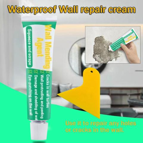 Agente reparador de pared, crema reparadora de pared, agente reparador de grietas de pared, paredes, Peeling Graffiti Gap Repair paste con raspador #1226 ► Foto 1/6